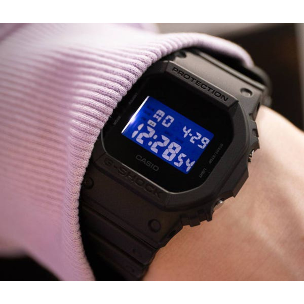 G-Shock 5600 Digital Black Watch DW-5600UBB-1ER