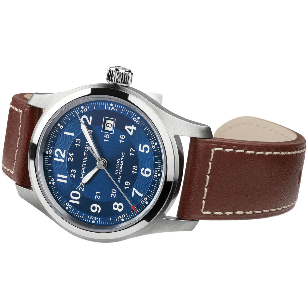 Hamilton Khaki Field Automatic Brown Strap Watch H70605540