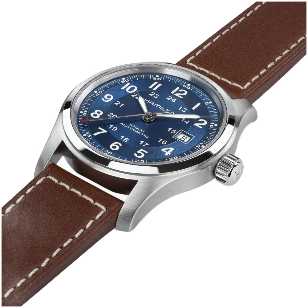 Hamilton Khaki Field Automatic Brown Strap Watch H70605540