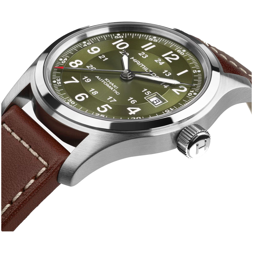 Hamilton Khaki Field Automatic Brown Strap Watch H70605560