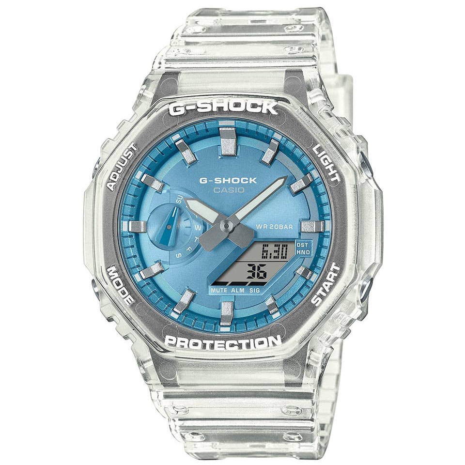 G-Shock Bright Metallic Dial Turquoise Watch GA-2100BM-7A2ER