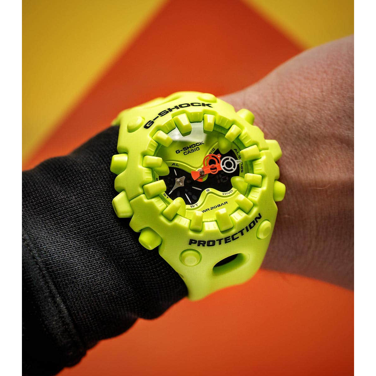 G-SHOCK 蛍光イエロー GA-V01 G-Shock Cool Eyes Oversize Neon Yellow Watch GA-V01-9AER