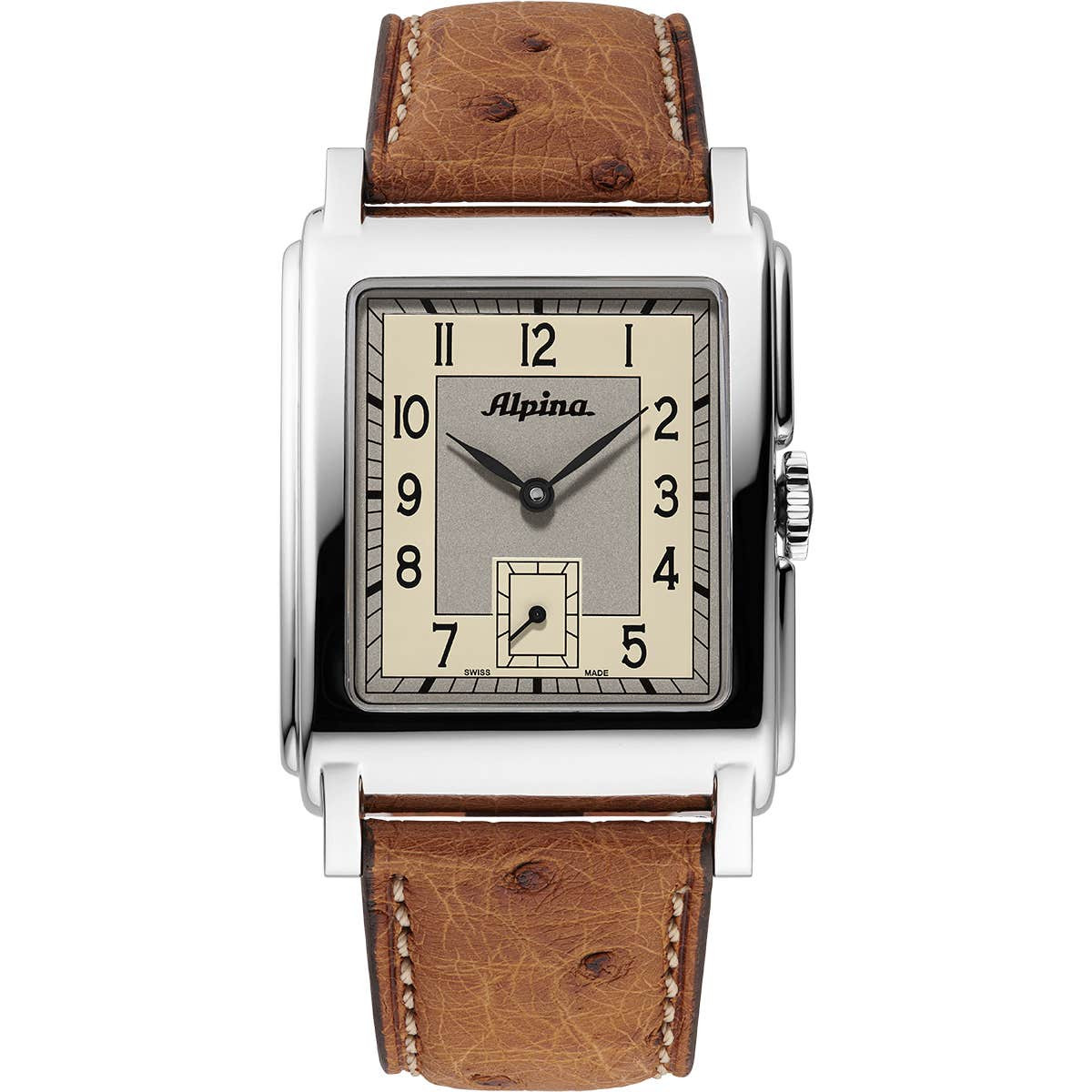 Alpina Heritage Carree Automatic Silver Watch AL-530SAC3C6