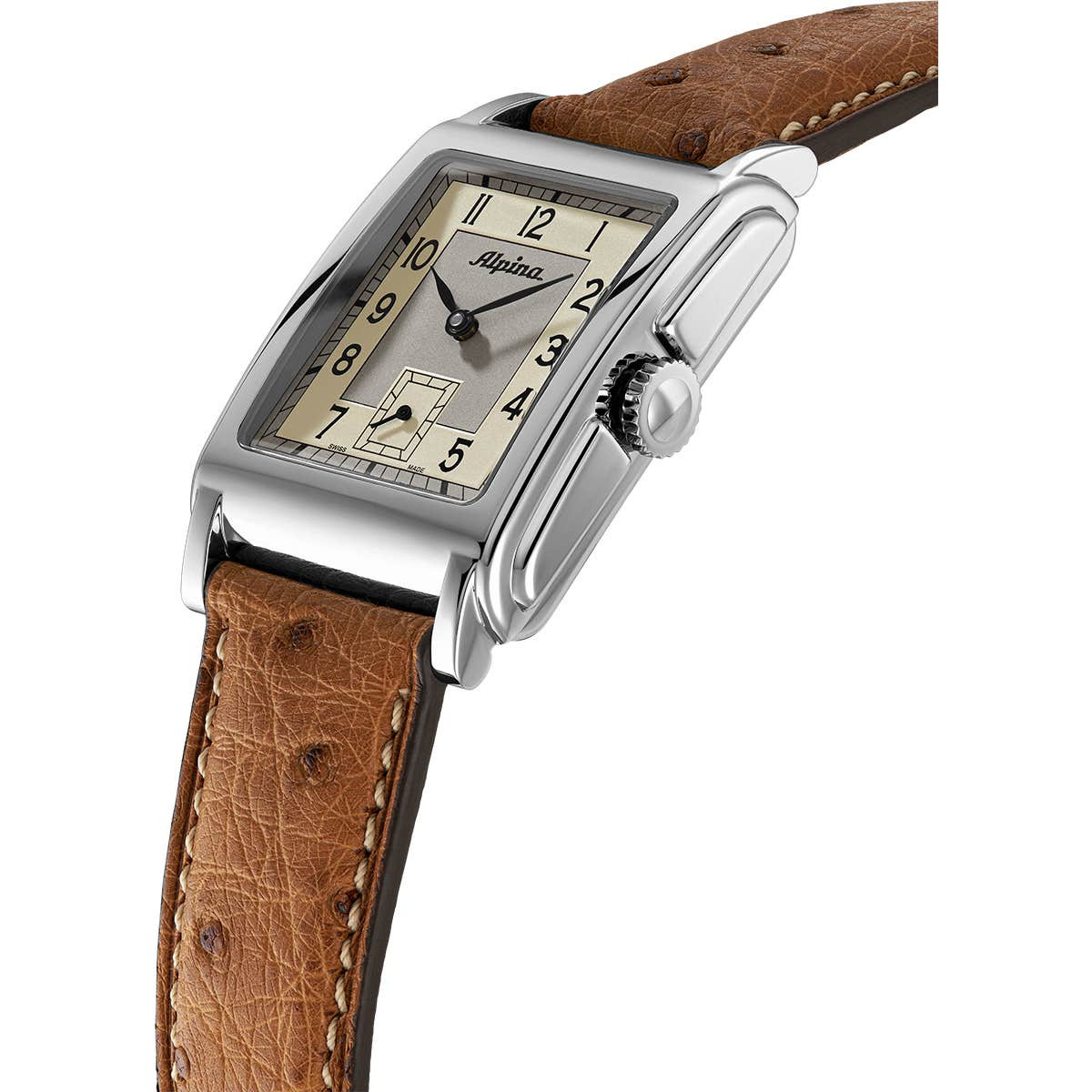 Alpina Heritage Carree Automatic Silver Watch AL-530SAC3C6