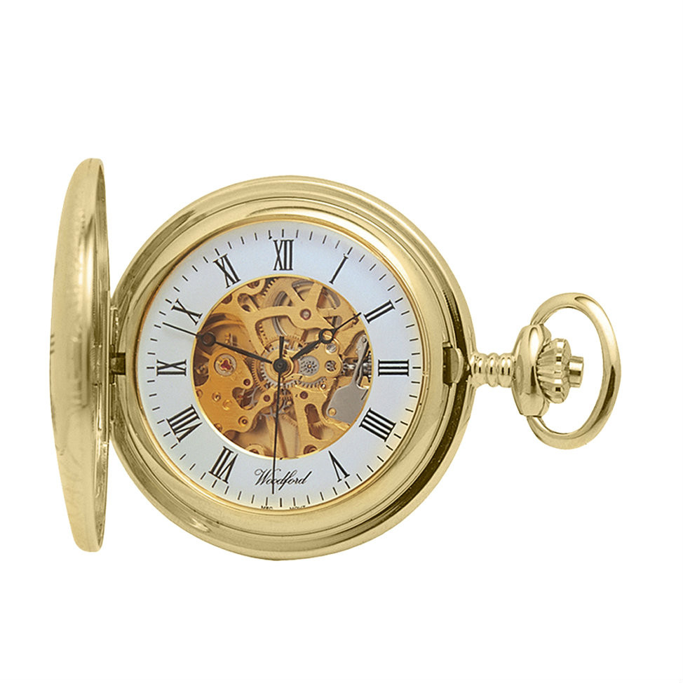 woodford skeleton pocket watch