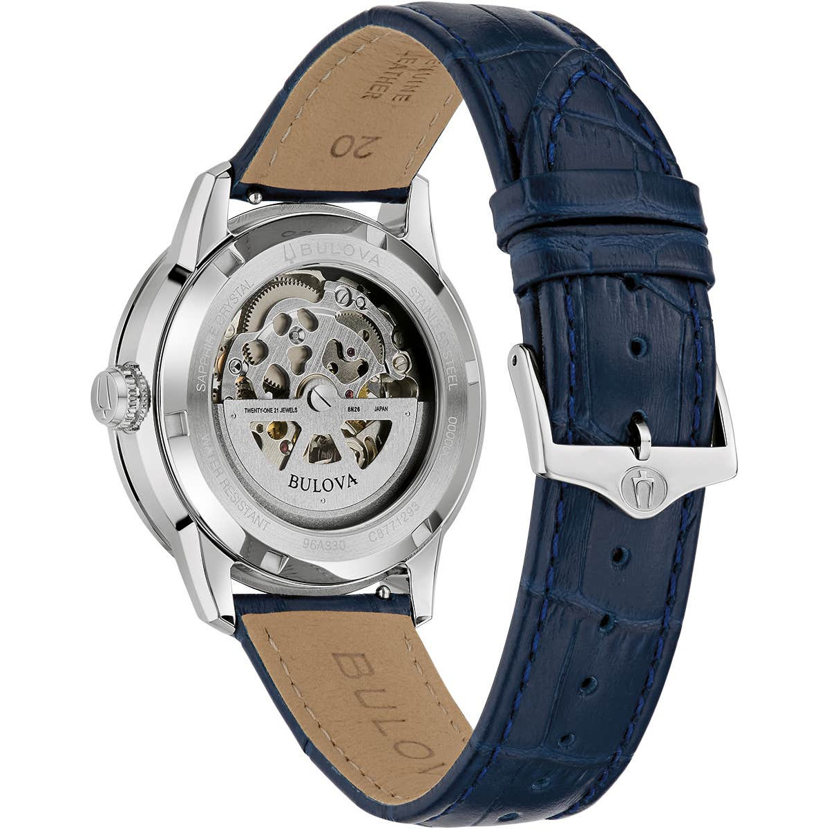 希少　満足品　BULOVA 98A165 腕時計 スケルトン自動巻　凄存在感！ 希少 満足品 BULOVA 98A165 腕時計 スケルトン自動巻 凄存在感！ 美品