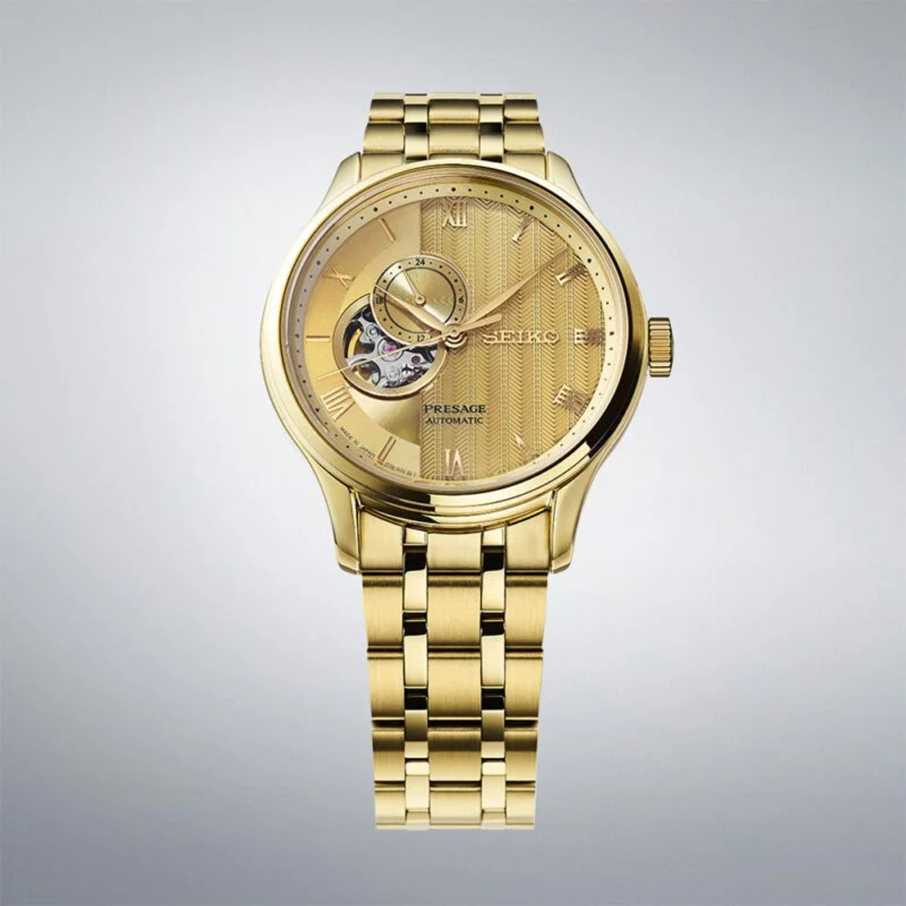 Seiko Presage Zen Garden Watch 42mm Automatic Kyoto Golden Age