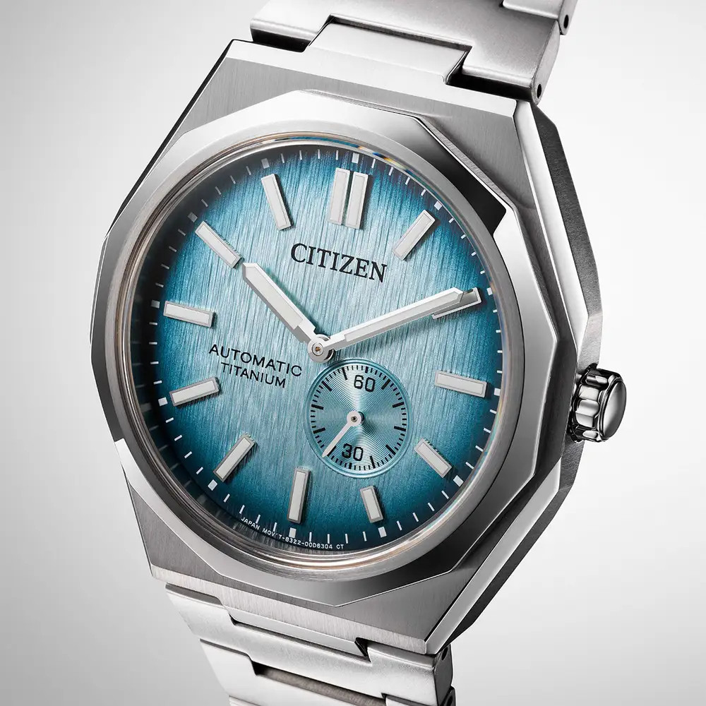 Citizen Zenshin 60 Mechanical Turquoise Watch NK5020-58L