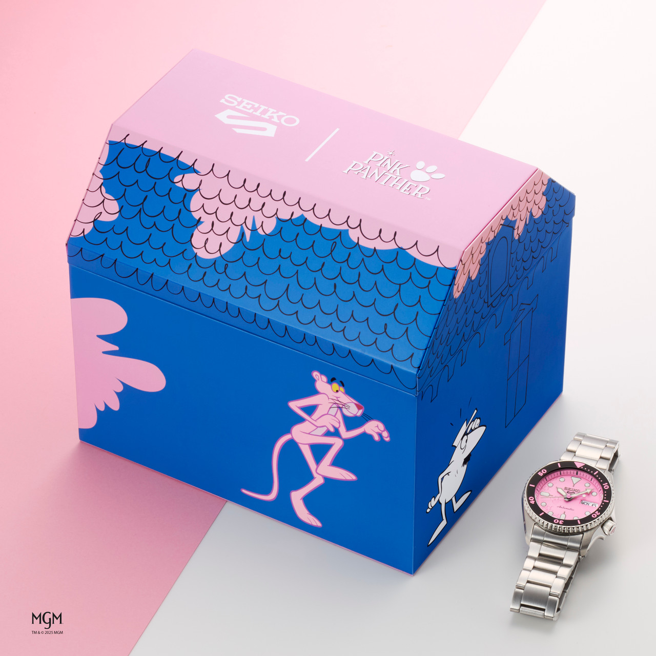 【希少】NIKE triax WK0004 PC21-N001 ピンク 腕時計 Seiko x Pink Panther: SRPM07K1 5 Sports SKX Re-Issue Watch