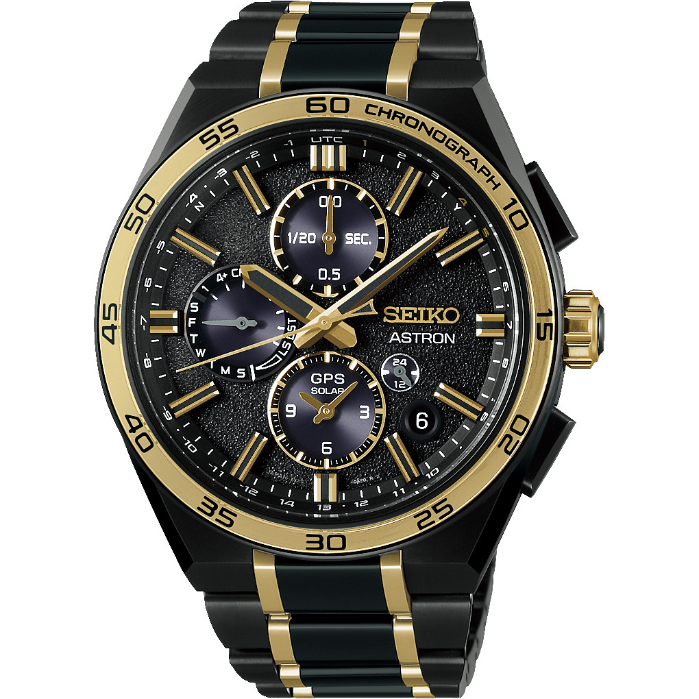 SEIKO ASTRON GPSソーラー ブラック Seiko Astron Solar Eclipse Titanium Black Watch SSH186J1