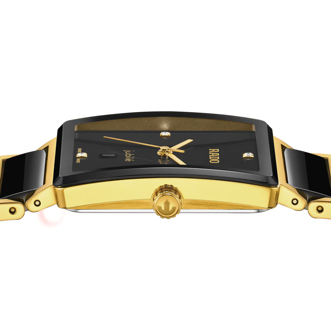Rado Integral 4 Diamonds Swiss Quartz Black Watch R20256712