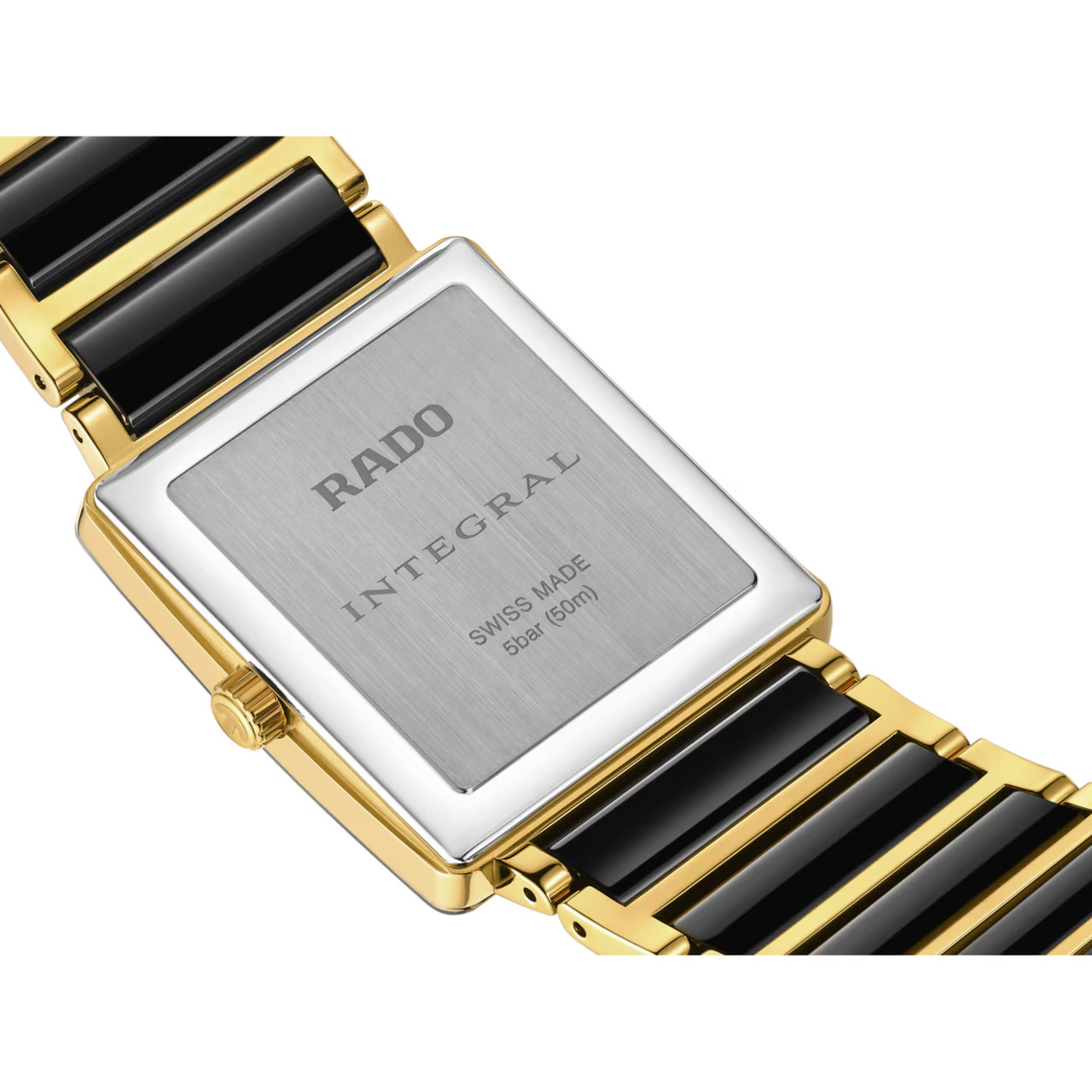 Rado Integral 4 Diamonds Swiss Quartz Black Watch R20256712