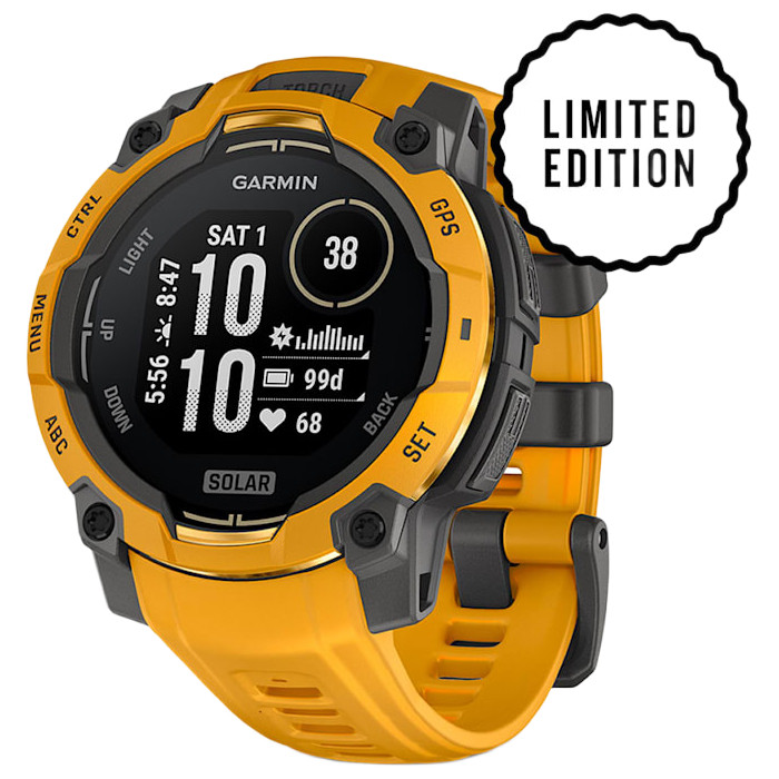 Garmin Instinct 3 Limited Edition Yellow Watch 010-02934-02