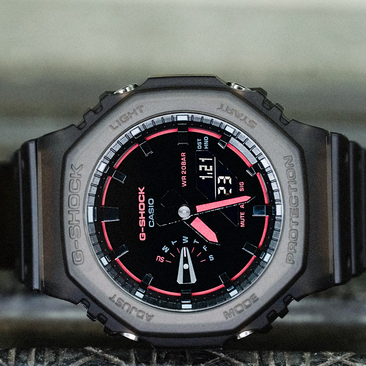 G-Shock Carbon Core Guard 200M Brown Watch GA-2100K-5AER