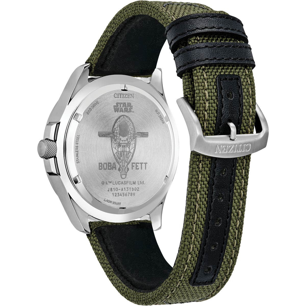 Citizen Star Wars Boba Fett Eco Drive Watch AW1418-06W