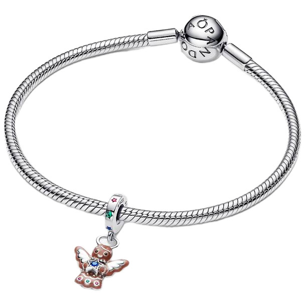 Pandora Gingerbread Angel Dangle Sterling Silver 794247C01