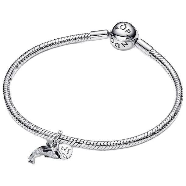 Pandora Orca Dangle Charm Sterling Silver 794683C01