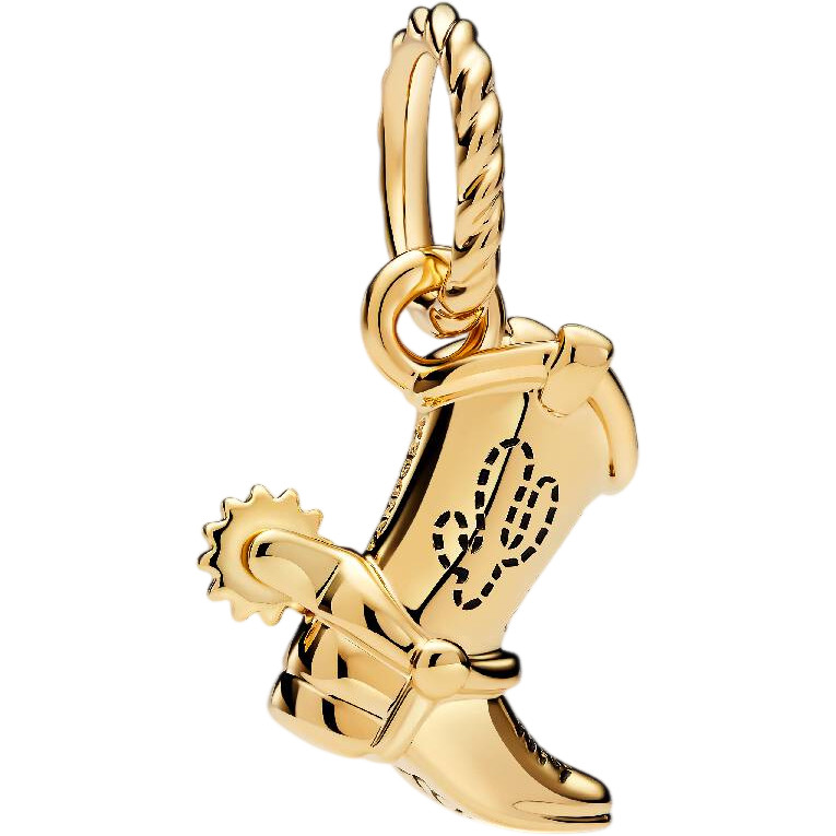 アクセサリー Disney Pixar Toy Story Cowboy Boot Charm Pandora Disney Pixar Toy Story Charm Gold-Plated 764606C01