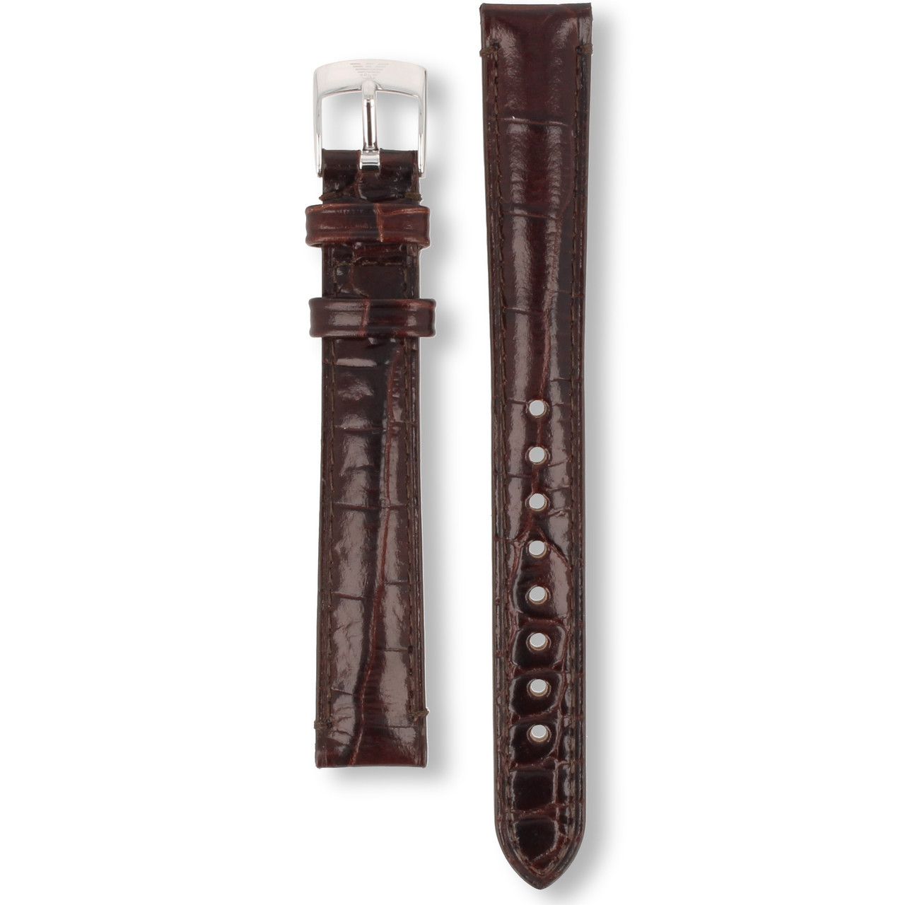 Armani Replacement Watch Strap For AR0205 Brown Leather