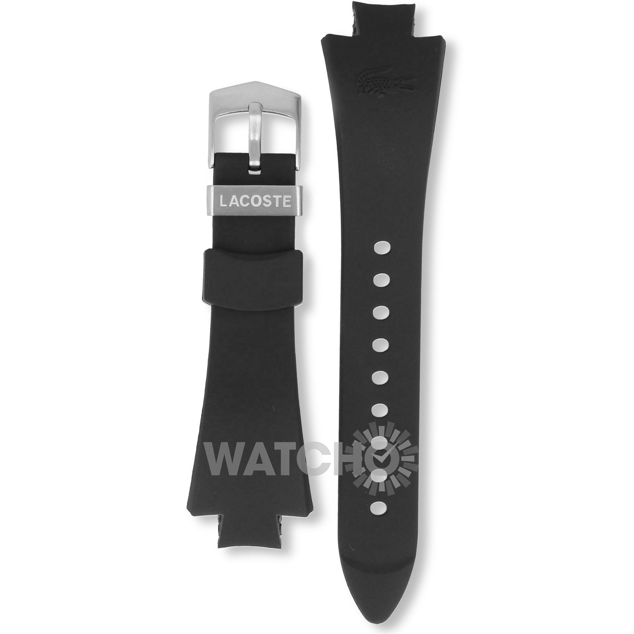 lacoste 3510g rubber watch strap