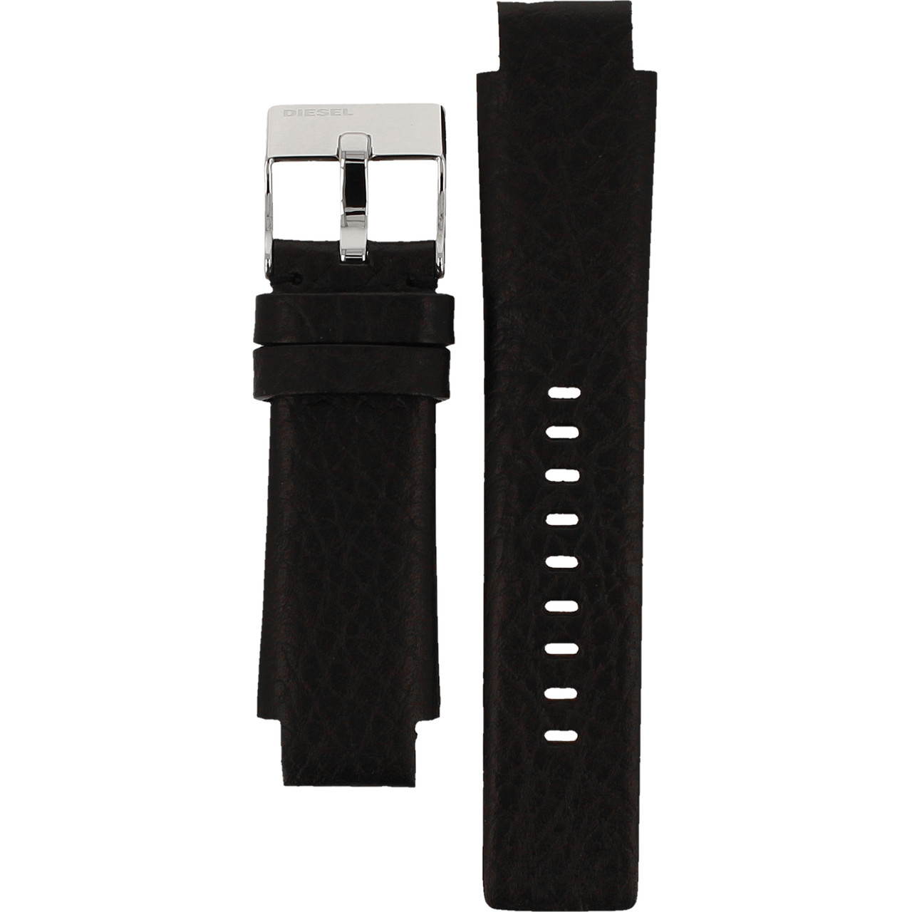 Replacement Black Leather Strap for Diesel DZ1032