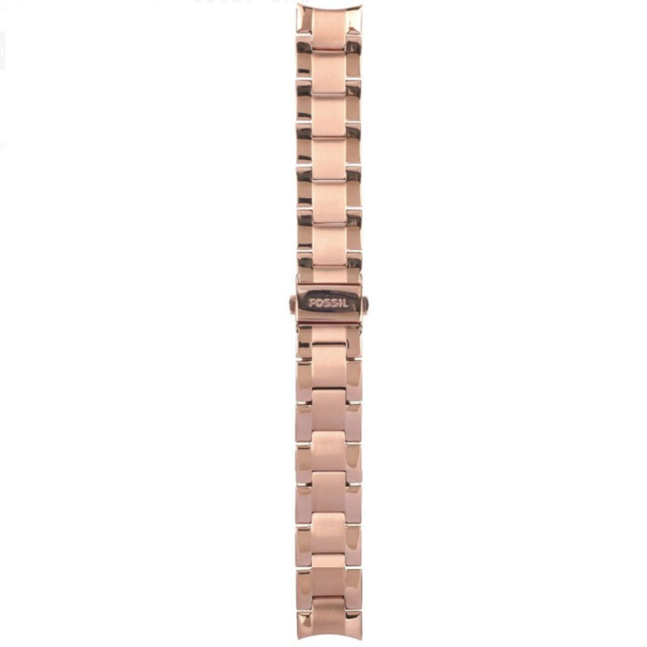 Fossil 18mm rose gold strap clearance