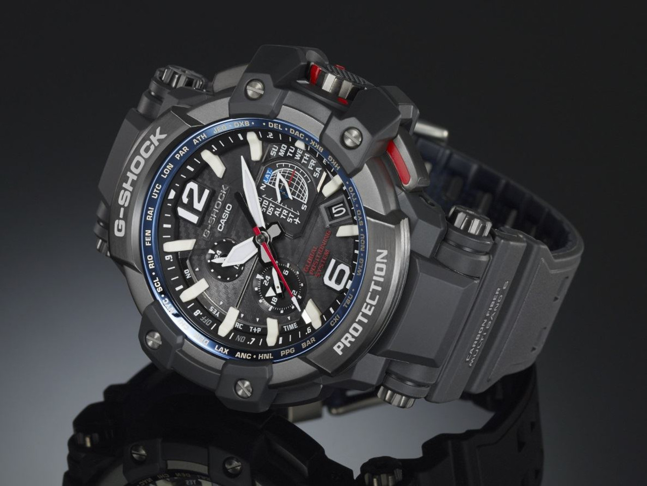 Casio G-Shock GPW-1000-1AER Gravity Master GPS Radio Solar Watch