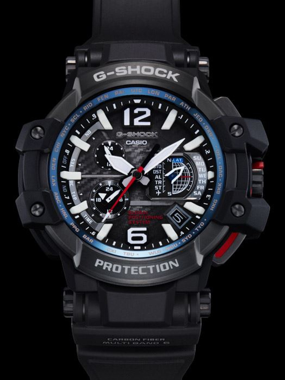 Casio G-Shock GPW-1000-1AER Gravity Master GPS Radio Solar Watch