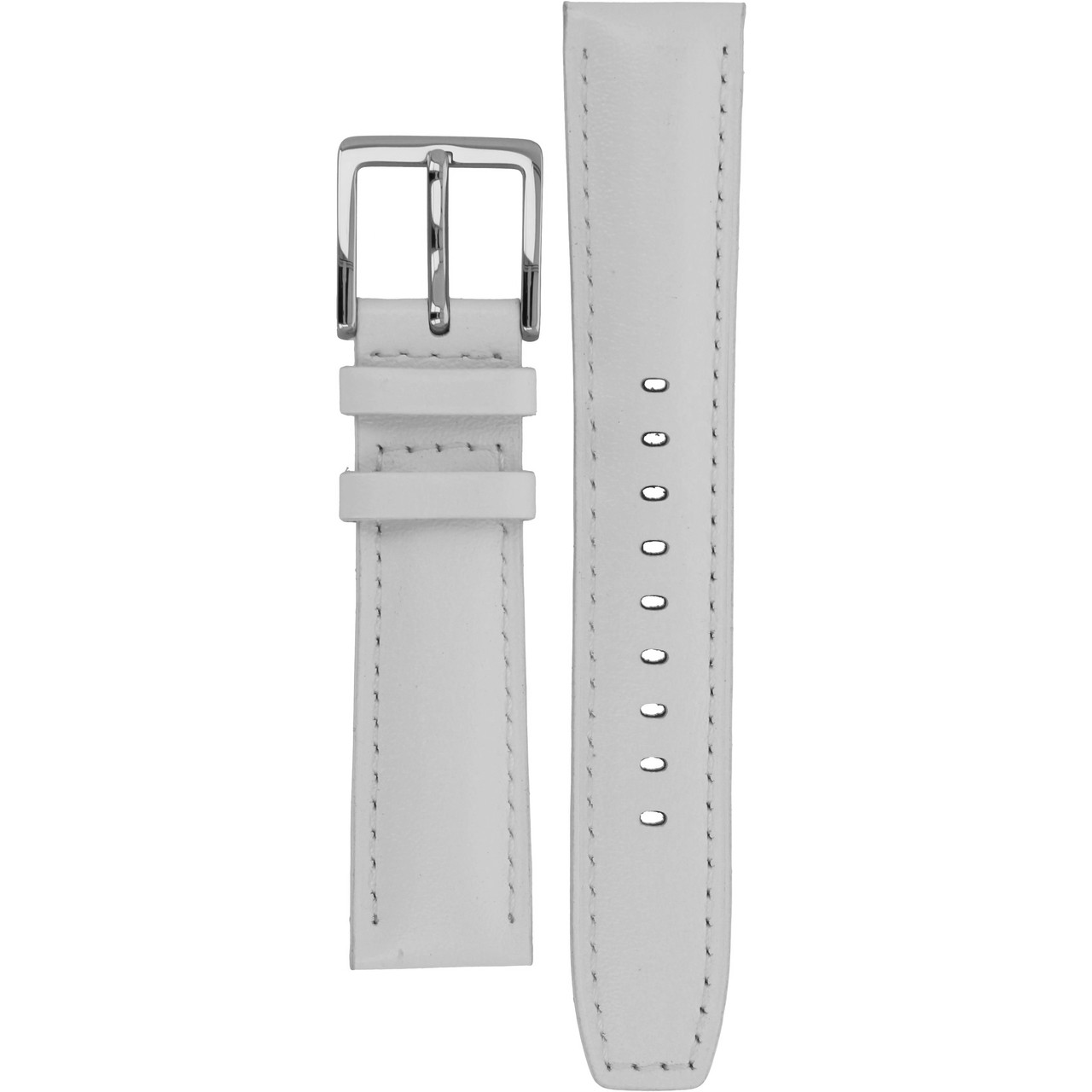 DKNY Replacement Watch Strap White Leather 20mm For NY8341 With Free ...