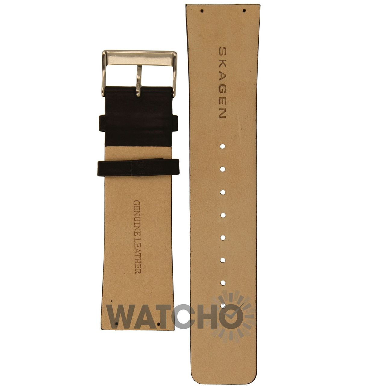 Skagen Watch Replacement Leather Strap for 833XLSLB