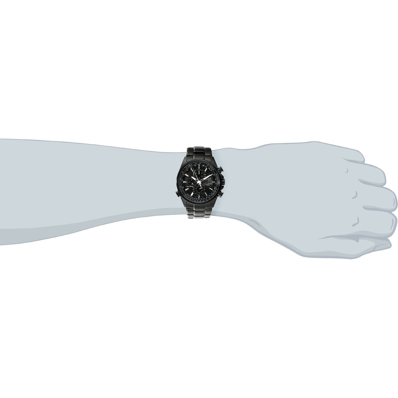Citizen Eco-Drive Mens Radio Controlled AT Black Watch AT8025-51E