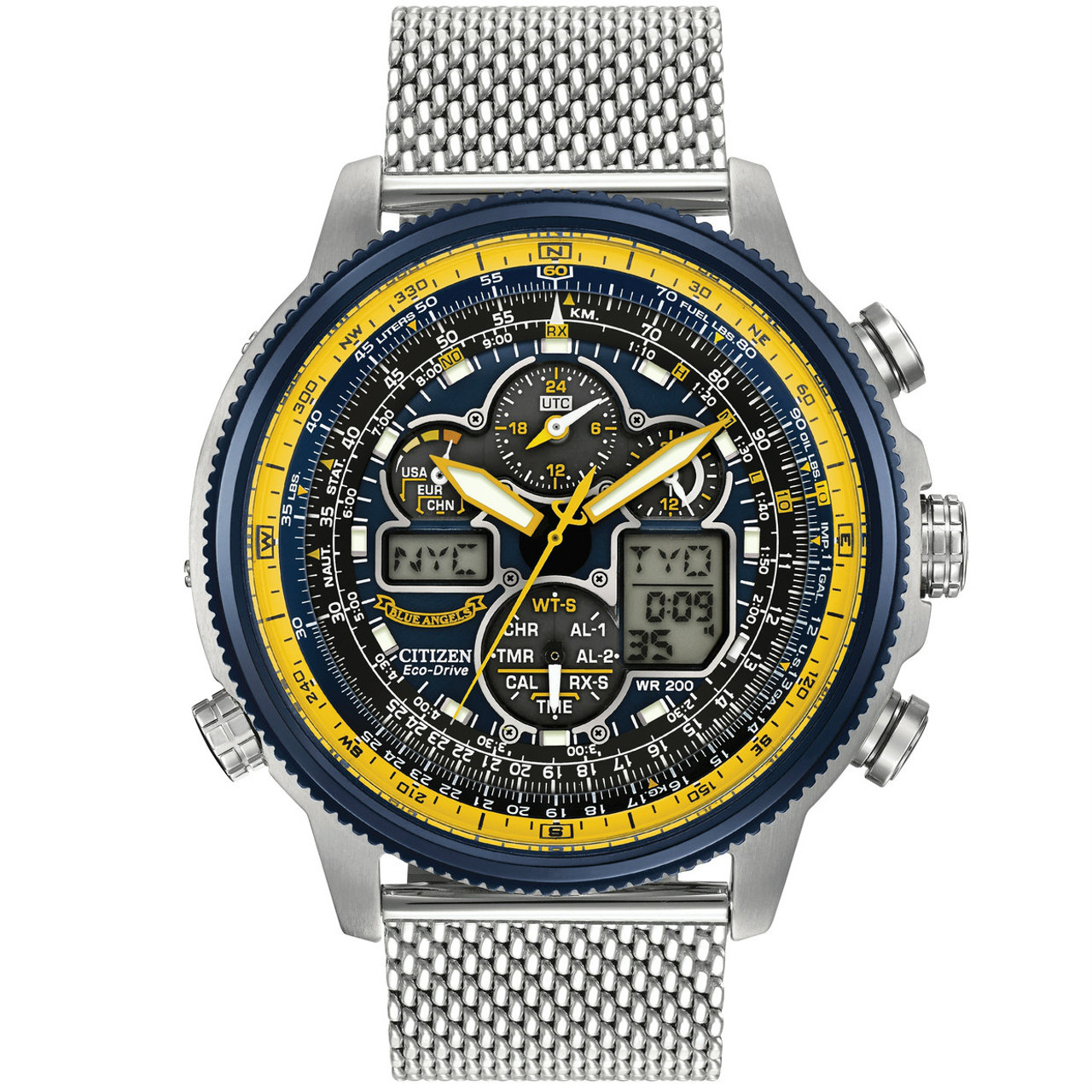 Citizen JY8031 56L Blue Angels Navihawk Aviator Watch