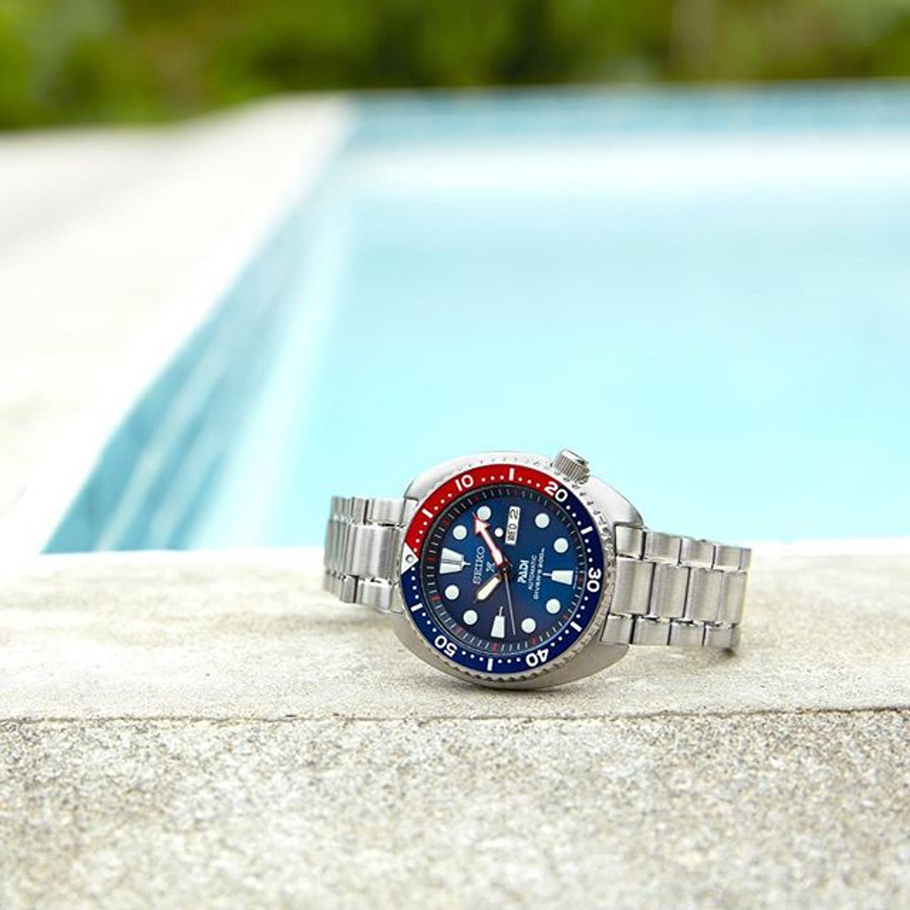 Seiko Prospex Turtle PADI Pepsi Watch SRPA21K1