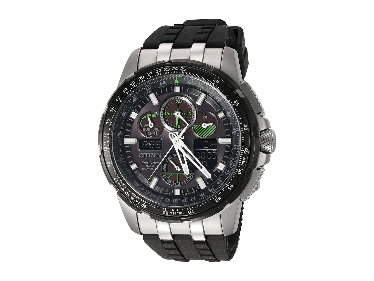 Citizen Skyhawk JY8051-08E Men's Eco Drive Radio Controlled Watch