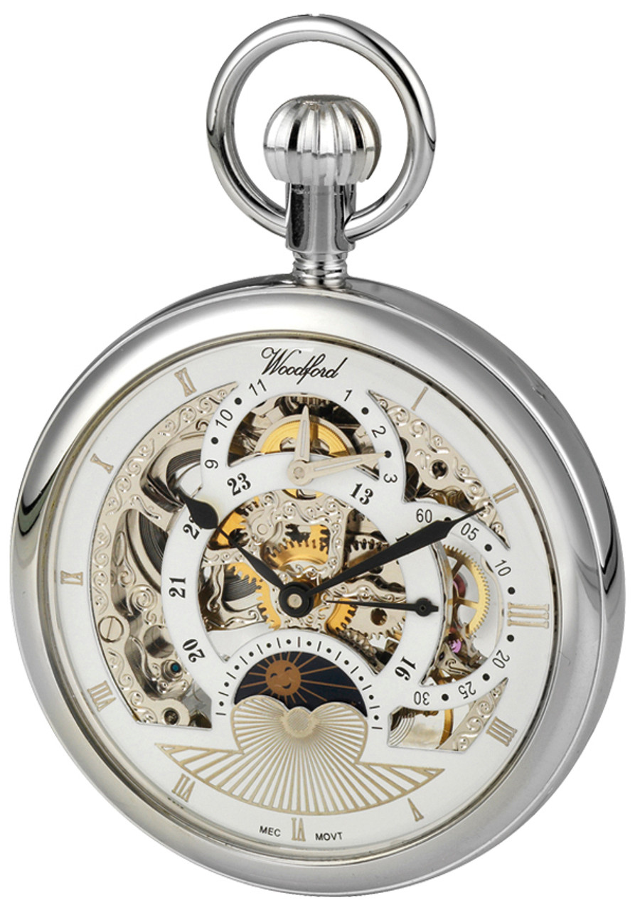 Woodford Skeleton Pocket Watch 1050