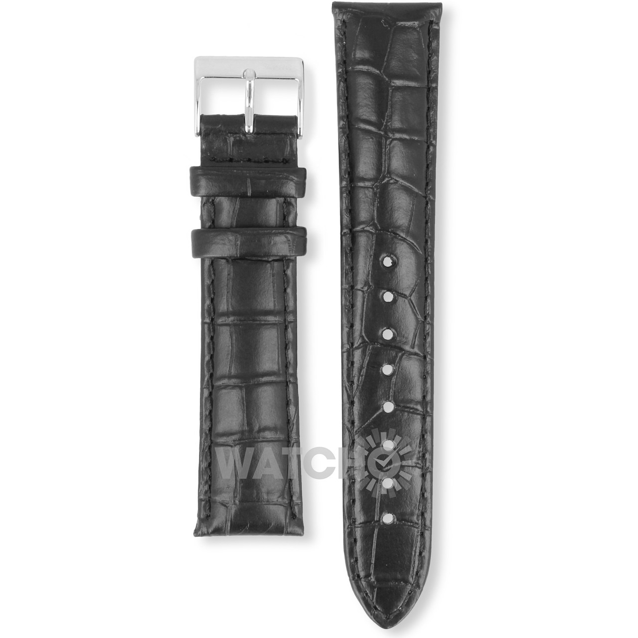 hugo boss black leather watch strap replacement