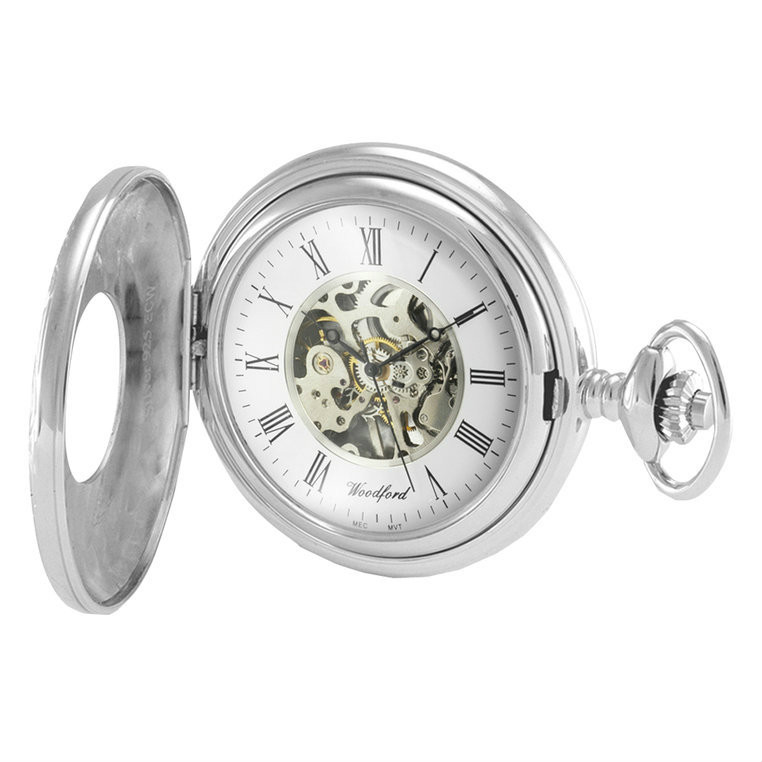 woodford skeleton pocket watch