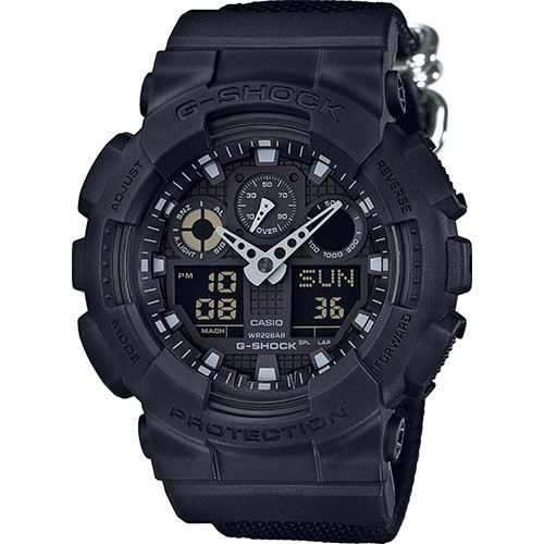 GA-100BBN-1AER Casio G-Shock Blackout Watch