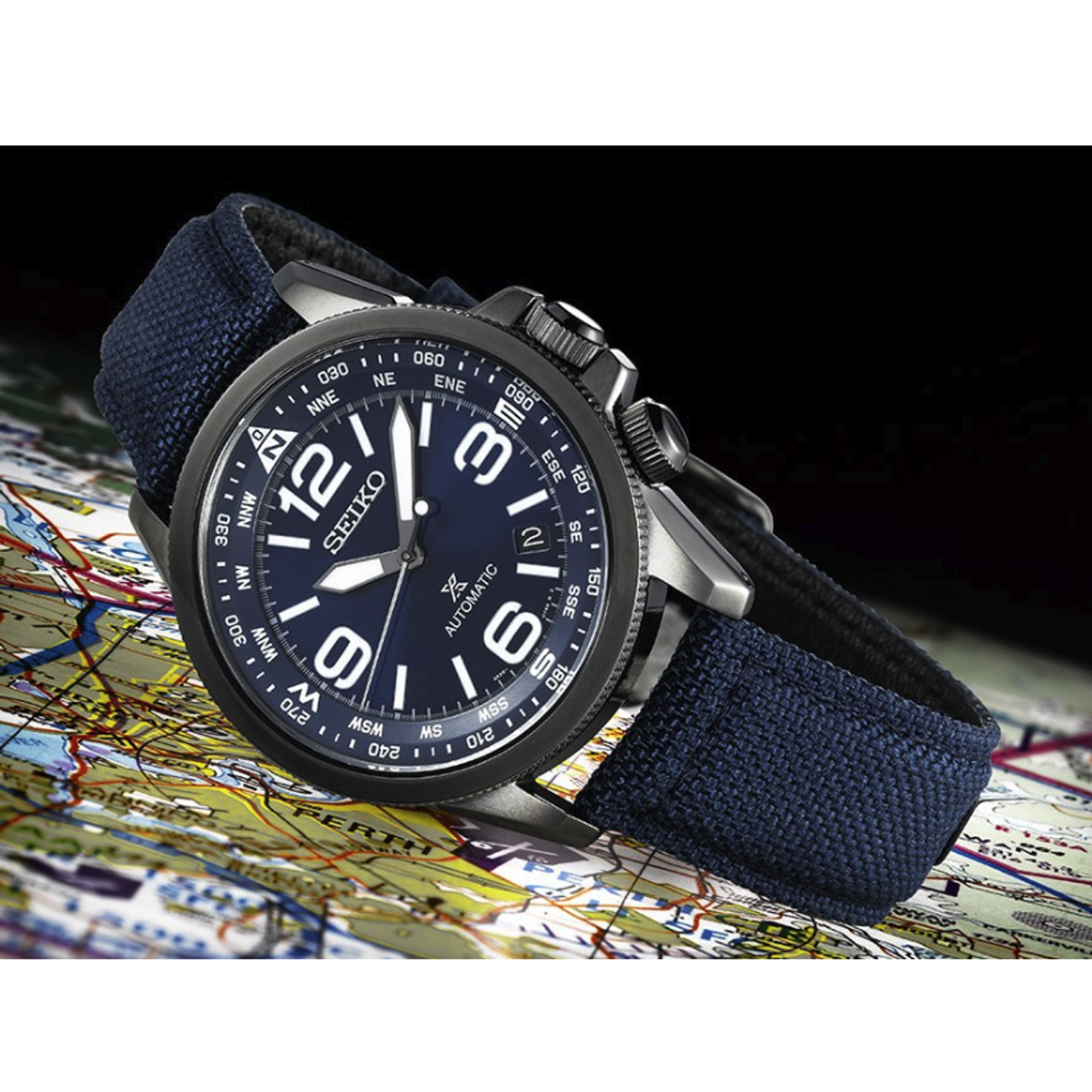 Seiko Prospex Land Automatic Compass Watch SRPC31K1