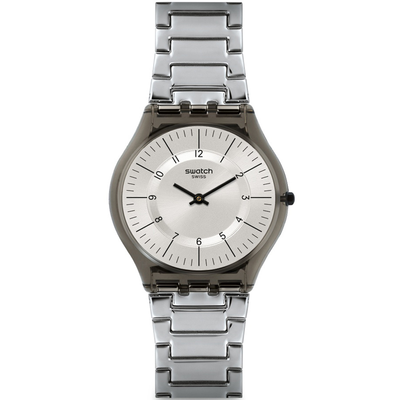 Swatch Skin Classic Metalmix Grey Dial Bracelet Watch SFM134G