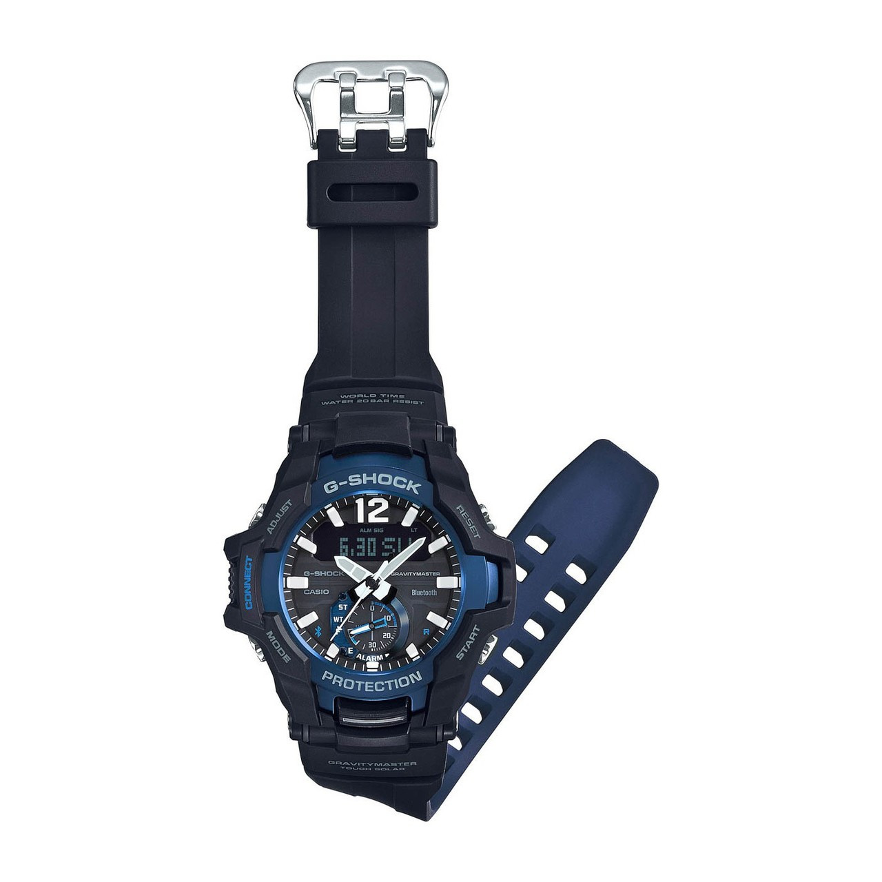 女性に人気！ G-SHOCK Bluetooth グラビティマスター 時計 GRAVITYMASTER 腕時計 GR-B100 ジーショック 1A3JF  - メンズ