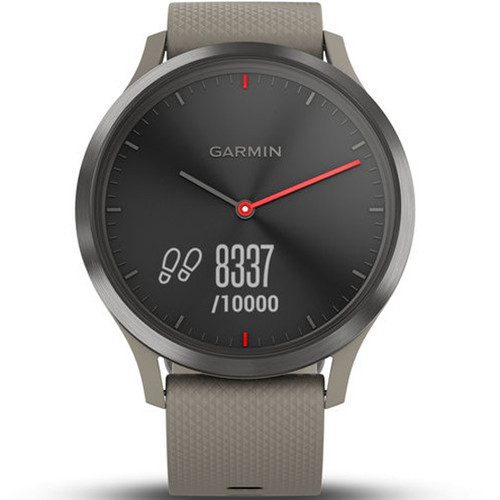 garmin vivomove hr sandstone hybrid smartwatch