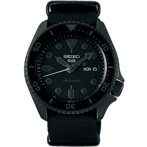 Seiko 5 Sports Blackout Black Watch SRPD79K1