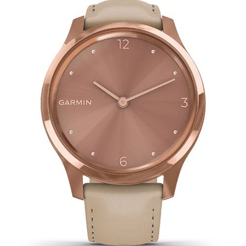 Garmin Vivomove Luxe 18K Rose Gold Hybrid Smartwatch 010-02241-01