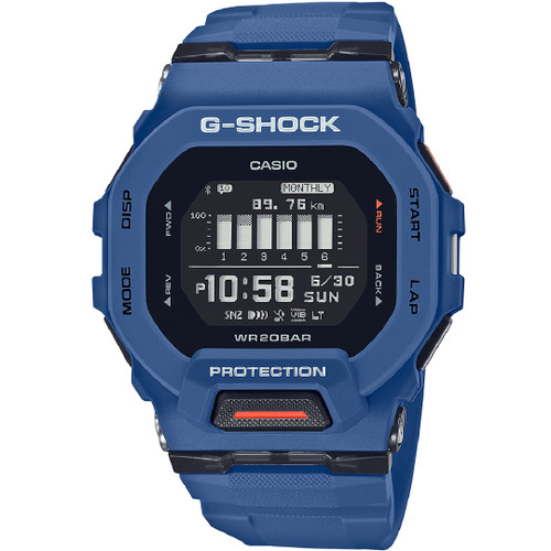 Casio G Shock GBD 200 1ER G Squad Digital Bluetooth Black Watch