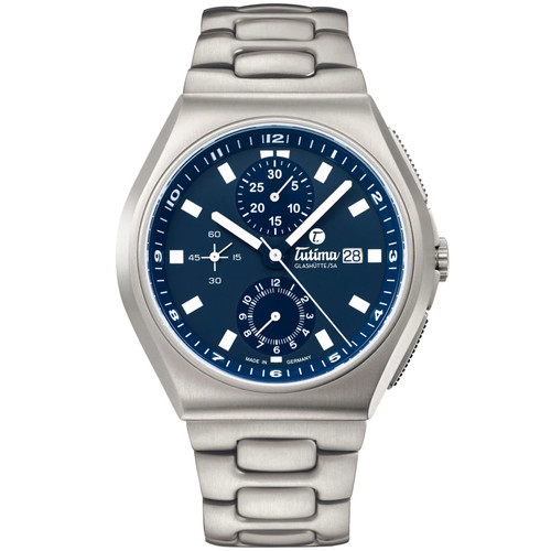 6430-03 Tutima M2 Coastline Chronograph Titanium Watch