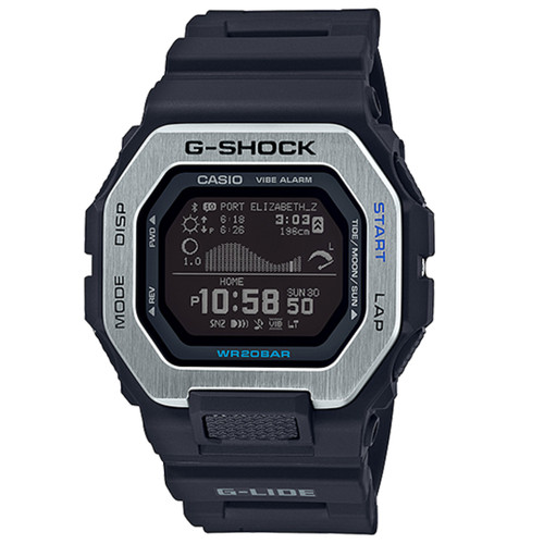 G-Shock G-Lide Tide Graph Black Out Watch GBX-100NS-1ER