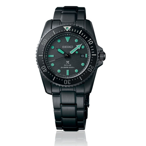Seiko SNE587P1 Prospex Black Series Diver's Solar Watch