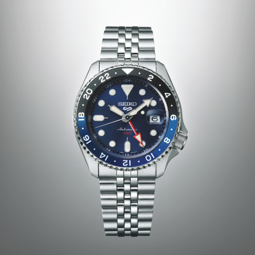 Seiko SSK003K1 Blueberry GMT 5KX Re-Issue Blue Dial 5 Sports