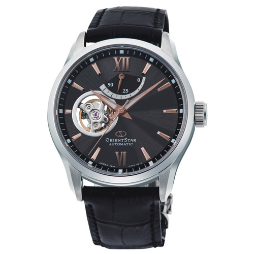 Orient Star Contemporary Open Heart Mechanical 39mm Black Watch RE